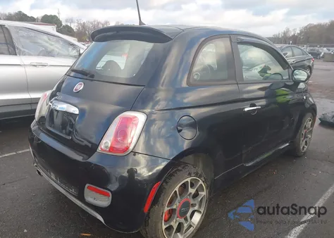 2012 Fiat 500 Sport from USA, damaged, VIN 3C3CFFBR6CT363702